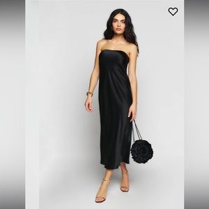 Reformation Joana Silk Dress